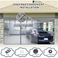 thumbnail image 6 of Garage Door Screen for 2 Car Garage,16X7Ft Heavy Duty Magnetic Garage Screen,Durable Nylon Screen Door Mesh,Tear-Resistant, Pet and Kid Friendly Door Screen,Silver Grey, 6 of 7