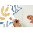 thumbnail image 5 of NuWallpaper Blue & Orange Mira Peel & Stick Wallpaper, 5 of 9