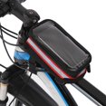 thumbnail image 1 of Touch Screen Bicycle Bags, Professional Design Waterproof Touch Screen  Frame Front Tube Bag Nylon Cloth Material  For Outdoor For Friends For Bike Red, 1 of 8