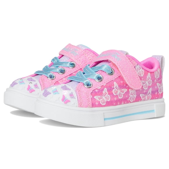 Zapatillas Skechers Kids Twinkle Toes con Luces y Mariposa para Niñas Talla 6 de Bebé