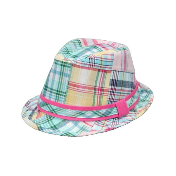 Kids Plaid Fadora ages 2-4 years
