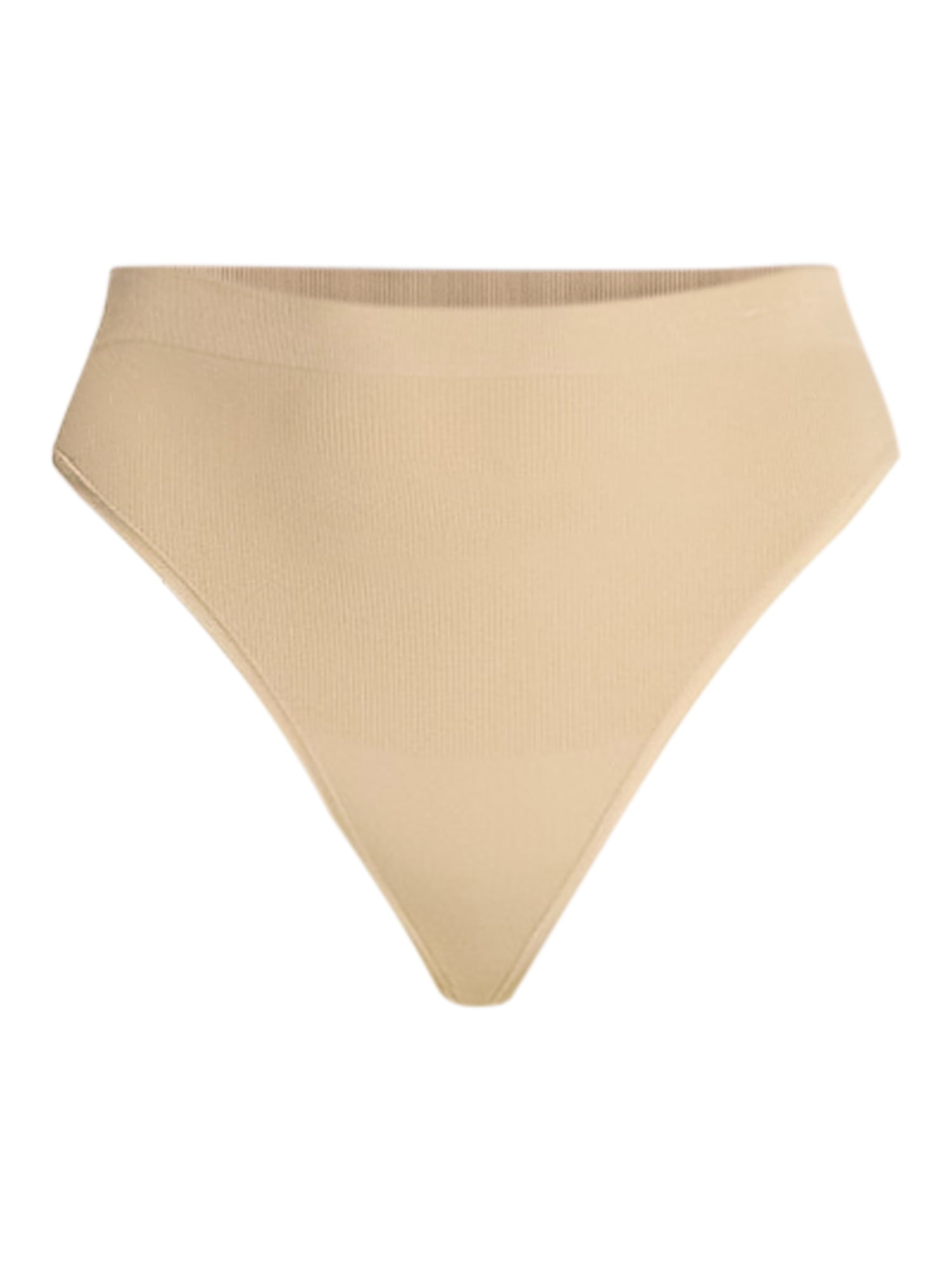 Joyspun Women's Plus Seamless Thong Panties, 3-Pack, Sizes 1X-5X