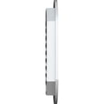 thumbnail image 3 of Ekena Millwork 14"W x 24"H Vertical Round Ended (19"W x 29"H Frame Size): Functional, PVC Gable Vent w/ 1" x 4" Flat Trim Frame, 3 of 14