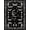 Black Gray, Pattern 4, variant on ODIKA Serpent Wing Occult Symbol Magical Celestial Mystical Themed for Bedroom, Bedside, Nursery, Pet Friendly & Kids Safe