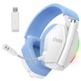 thumbnail image 1 of Auriculares inalámbricos para juegos UHURU para PC PS4 PS5 con micrófono, 1 of 8