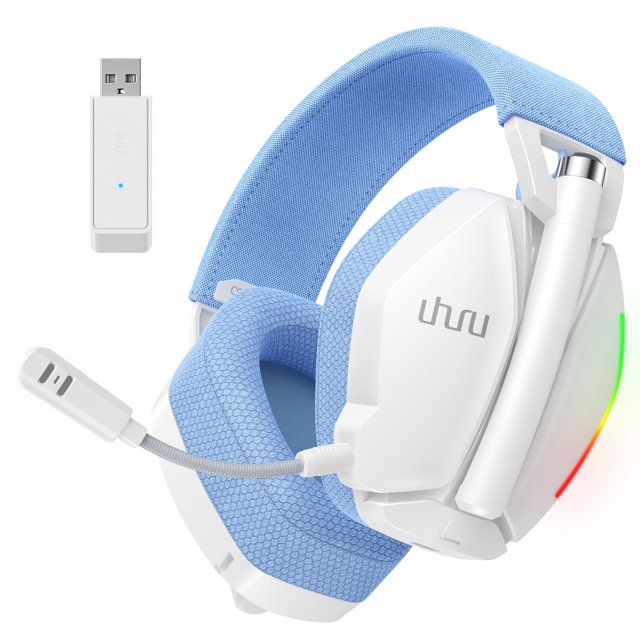 Auriculares inalámbricos para juegos UHURU para PC PS4 PS5 con micrófono