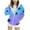Blue, variant on THDHVS Girls Zip Up Hoodie,Winter Jackets for Girls,Sweatshirts for Teen Girls Oversized Fits Hooded Sweatshirt with Drop Shoulder Long Sleeve Top for Casual Wear Blue 8-9 Years