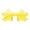 A960 Yellow 5.7", variant on Frameless Star Sunglasses Transparent Candy Colored Sunglasses Party Star Glasses Event & Party