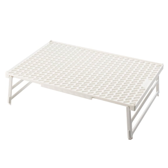Hutzler Coolwave Stackable Cooling Rack, 15 x 10 Inches, Collapsible Baking Rack, BPA Free, White