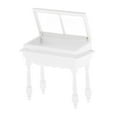 thumbnail image 2 of guohui 1/12 Dollhouse Cabinet Dollhouse Furniture Miniature Jewelry Display Cabinet for White, 2 of 9