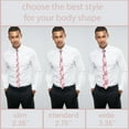 thumbnail image 5 of Men's Elegant Pink Wedding Ties: Floral, Skinny & Cravat Neckties for Groom, Father, and Groomsman - Perfect for Weddings in Dusty Rose Color, by Bow Tie House (Blush Pink, Wide 3.35"), 5 of 6