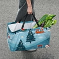 thumbnail image 7 of Christmas sled Large Capacity Reusable Foldable Cube Organizer with Oxford Cloth Material - Ideal Shopping Basket, Shopping Bags, and Storage Box Solution, 7 of 7