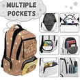 thumbnail image 7 of Jeiento Study Duck Camo Elementary Backpack Girls 6-8 School Large Capacity Bookbags Casual Rucksack with Multi Compartments 17 Inch School Backpacks, 7 of 7