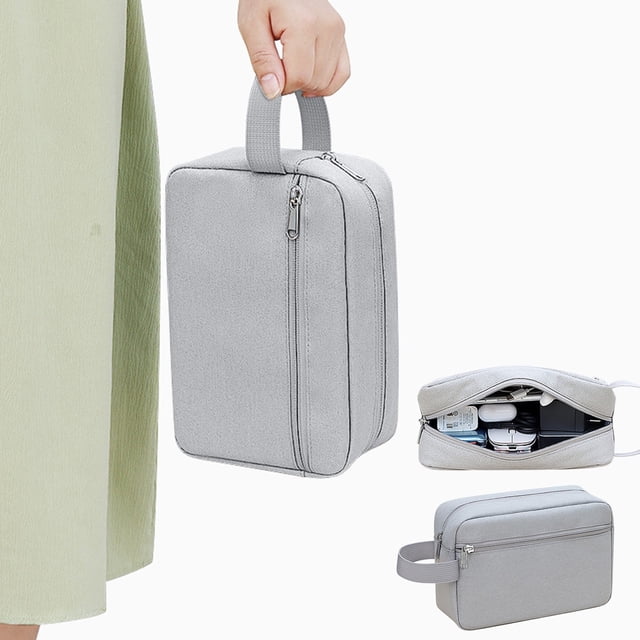 Bolsa de almacenamiento de accesorios digitales Partición Cómodo almacenamiento portátil Ratón Cable de datos Banco de energía móvil Impermeable Bolsa organizadora Almacenamiento digital