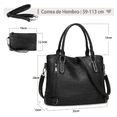 thumbnail image 2 of Bolsas  Xtellar Para Mujer De Cuero Pu Bandoleras Para Mujer De Moda Color Negro, 2 of 4