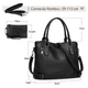 thumbnail image 2 of Bolsas  Xtellar Para Mujer De Cuero Pu Bandoleras Para Mujer De Moda Color Negro, 2 of 4