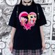 thumbnail image 3 of Nuevo Harajuku Anime Kawaii Anime camiseta mujer lindo divertido de dibujos animados T-shirt verano moda camiseta 90s gráfico Top camisetas mujerpangjing, 3 of 4