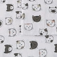 thumbnail image 3 of Intelligent Design Cozy Soft 4-Piece Full Cotton Flannel Printed Sheet Set, Grey/Pink Cats, 3 of 8