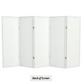 thumbnail image 7 of Red Lantern 4 ft. Short Window Pane Shoji Screen - White - 5 Panels, 7 of 7