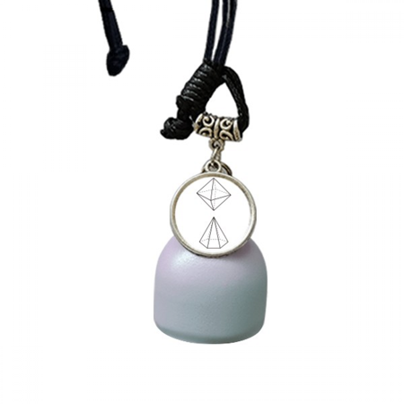 Mathematical Geometric Space Opposite Combination Wind Chimes Bell Car Pendant