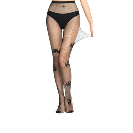 

Worallymy Black Stockings Various Patterns Passionate Mysterious High Waist Cosplay Prop Fancy Dress Tights Sweet Gift Panty-hose