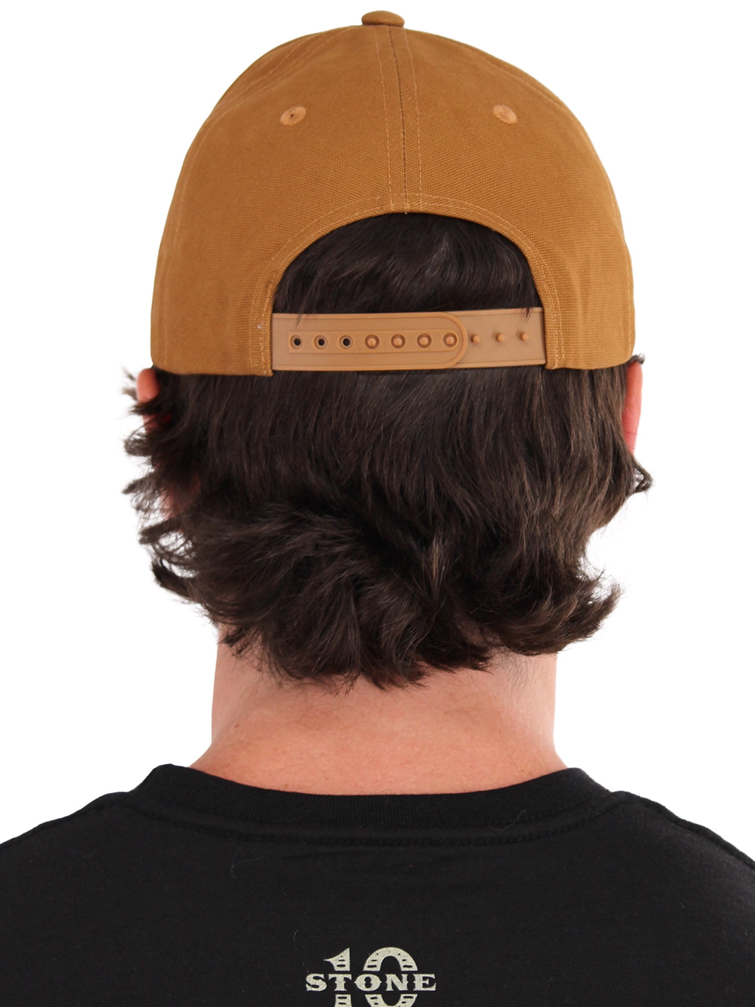 10Stone Bandsaw 6 Panel Full Fabric Twill Curved Visor Cap - Bone Brown