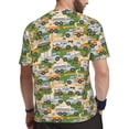 thumbnail image 2 of Wukai Construction Machinery1 Print Men's Short-Sleeved Mesh T-Shirt,Quick-Dry Short Sleeve Workout T-Shirt-4X-Large, 2 of 8