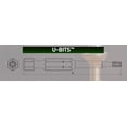 thumbnail image 2 of U2 Fasteners U-Bit T30 6 Inch Impact Bits 2 Pack, 2 of 2