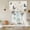 Beige, variant on Watercolor Floral Balloon Curtains 63 Inch Length for Living Room/Bedroom, Blue Flowers Butterflies Spring Wood Grain Rod Pocket Privacy Door Curtains Decorative Tie Up Shade for Window 52"x63"