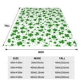 thumbnail image 3 of Balery St Patrick's Day4 Manta de Felpa Suave y Acogedora – Cobija de Franela Aterciopelada para Cama, Lavable y Cálida para Sofá, Mascotas, Transpirable-40"x30", 3 of 7