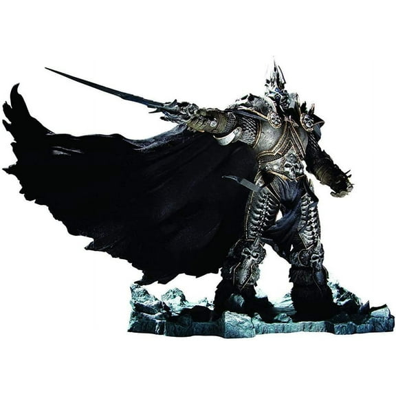 Unlimited World of Warcraft Deluxe Collector Figure: The Lich King: Arthas Menethil Desktop Figures Ornaments Decora Craft Collectible 8.26"