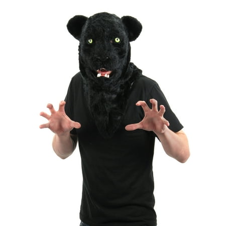 Panther Mouth Mover Adult Costume Mask
