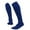 Blue, variant on Scrunch Ultra Long Football Socks Combed Cotton with Ankle Support Padded Knee High Socks Tube Sock Youth Adult