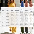 thumbnail image 4 of Zynoxe Two Piece Sets for Women Trendy Crew Neck Sleeveless Top Elastic Waist Wide Leg Pants Suit Comfort Breathable Cotton Linen Lounge Set Summer Versatile Solid Color Vacation Outfits 2XL, 4 of 8