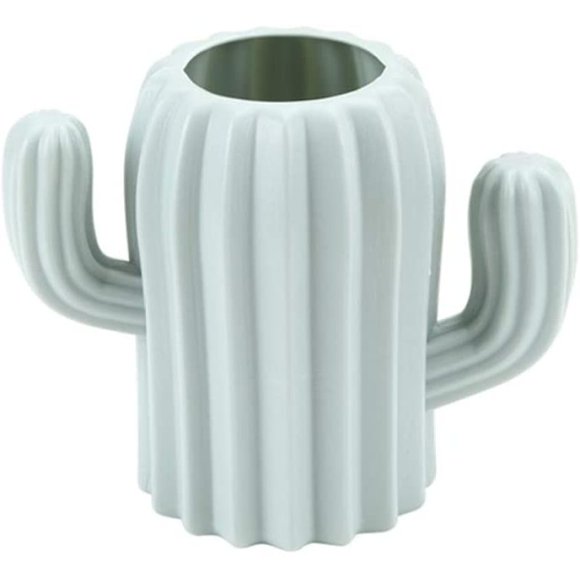 Cartoon cactus pen holder, brush pot, desk organizer