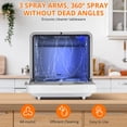thumbnail image 2 of Danolapsi Portable Countertop Dishwasher, 2 Water Inlet Methods, Low Noice, Strong Hot Air Drying, 6 Washing Programs Compact Countertop Dishwasher for Home, Apartments, RVs,No Hookup Needed, 2 of 8