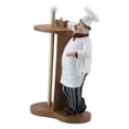 thumbnail image 3 of Figura de Chef, muebles para el hogar, escritorio, restaurante, Hotel, Bar, Chef, Portarrollos de papel, decoración de resina, 3 of 14