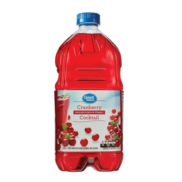 Great Value Cranberry Cocktail 1.89L