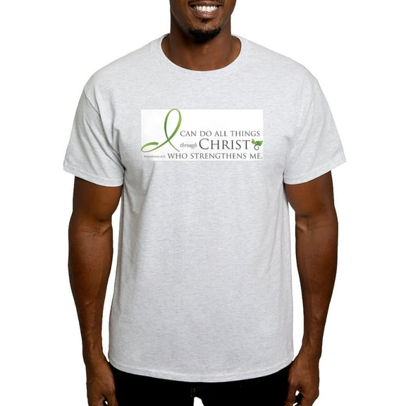 CafePress - I Can Do All Things Through Christ Light T Shirt - Men's Classic Graphic T-Shirt