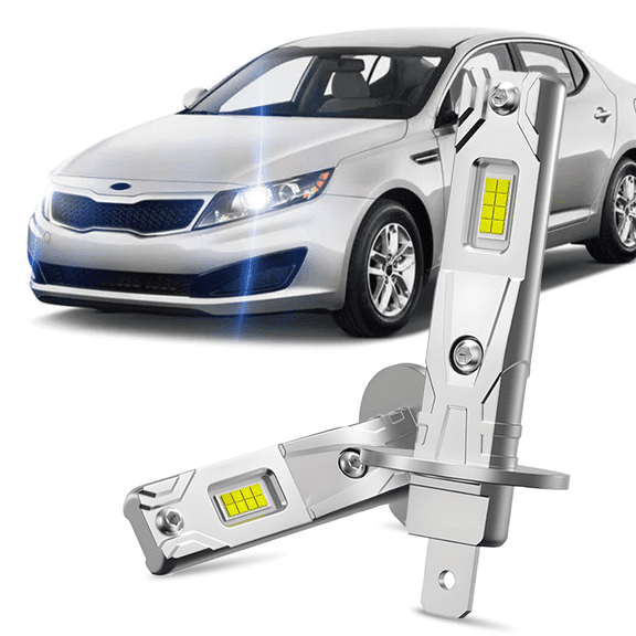 High Beam H1 LED Headlight Bulb - Compatible with 2006 - 2015 Kia Optima 2007 2008 2009 2010 2011 2012 2013 2014