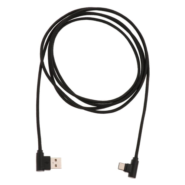 Cable USB 2.0 tipo C CUTICAT 6.5Ft de Carga Y Sincronización RÁPIDA negro