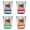 Multicolor (4-Pack), variant on Jackson Hole Wyoming Design A Souvenir 2 oz Round Shot Glass Blue