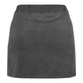 thumbnail image 4 of ZACPNCV Girl's Skorts Tummy Control Skorts Dressy Casual High Waist Athletic Shorts Skirts Gray 10-11 Years, 4 of 7