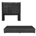thumbnail image 1 of Box Base Cama King Size + Cabecera Titan Dicasa Gris Carbón, 1 of 8