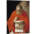 thumbnail image 1 of ARTCANVAS Saint Jerome Reading a Letter Canvas Art Print by Georges De La Tour - Size: 12" x 8" (0.75" Deep), 1 of 9
