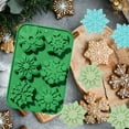 thumbnail image 4 of Kumdkd Christmas Silicone Baking Molds - Food-Grade Non-Stick for Cakes, Muffins, Chocolates, Candles & Soap, Oven/Freezer Safe, Easy Release & Clean (10.4x7x0.95in), 4 of 6