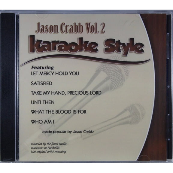 Jason Crabb Volume 2 Daywind Christian Karaoke Style NEW CD G 6 Songs