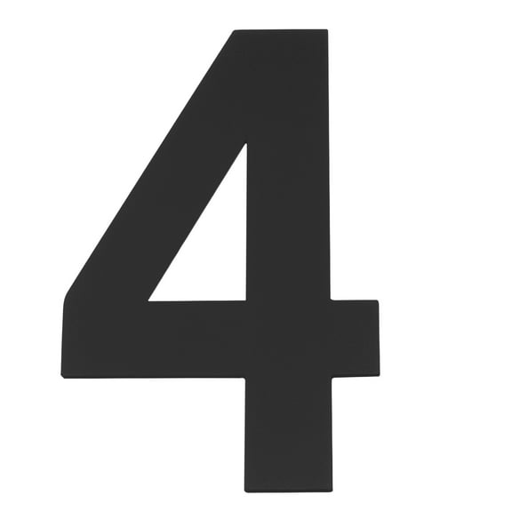 Uxcell 4 House Numbers Self-Adhesive for Outside Stick On 3.5" x 2", 1 Pcs