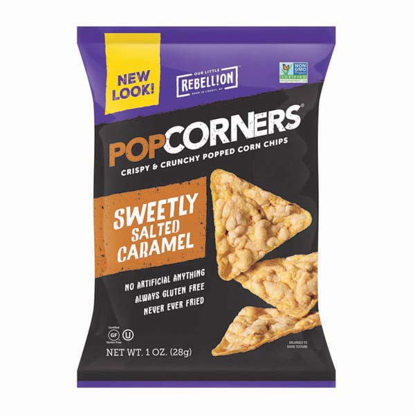 Medora Snacks Popcorners Caramel Popped Corn Chips 1.1 oz Bags Pack
