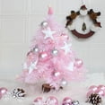 thumbnail image 3 of JJKBVCLO Sapin de Noël Plume Rose Mini Articles de Bureau, 3 of 4